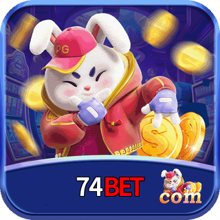 Imagem promocional da 74bet mostrando a plataforma e suas vantagens